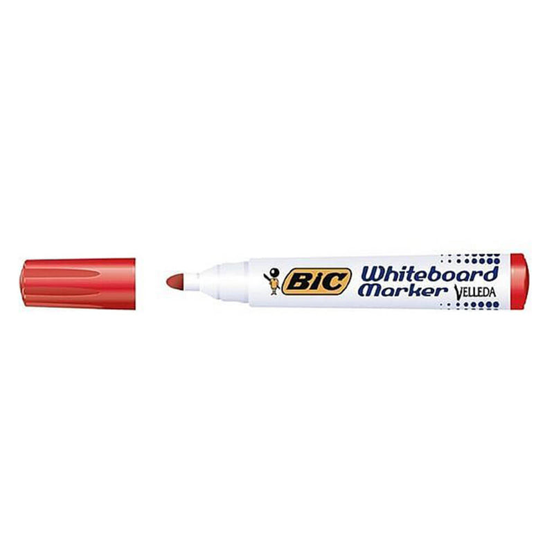  Bic Whiteboard-Marker mit runder Spitze (Box mit 12 Stück)