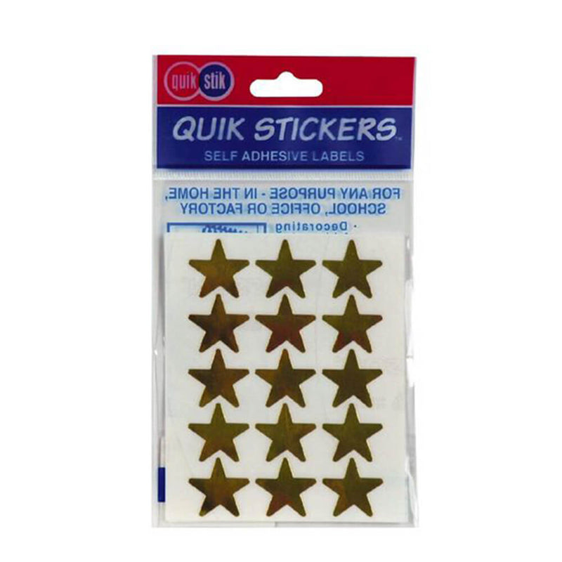 Quik Stik Stars Label (pakke med 10)