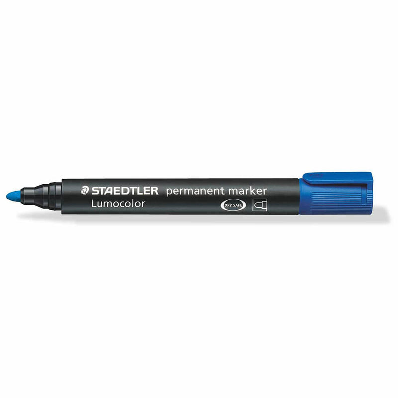 Staedtler Lumocolor Permanent-Kugelspitzenmarker, 10 Stück