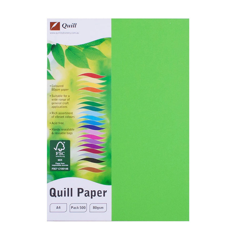 Quill A4 farbiges Kopierpapier 500 Stück (80 g/m²)