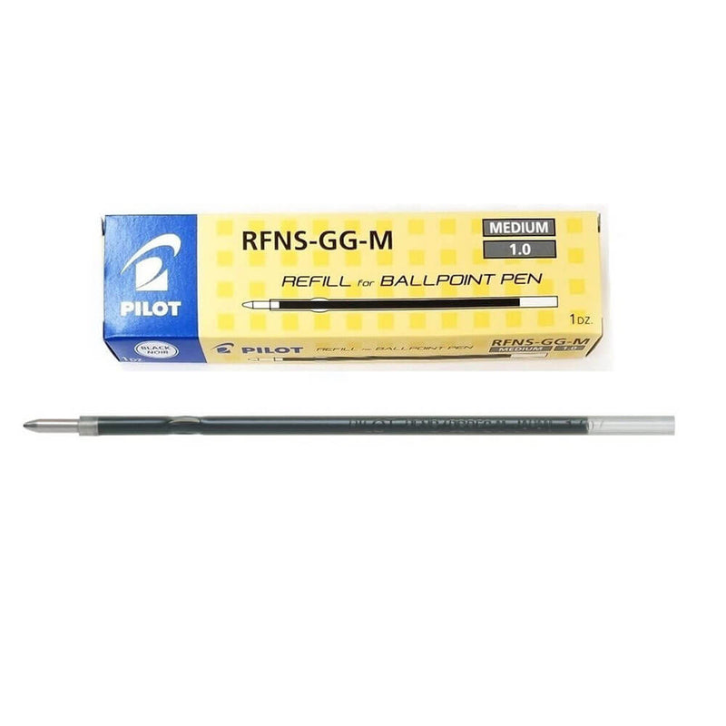 Pilot RFNS-GG Retractable Medium Tip Pen Refill 12pcs