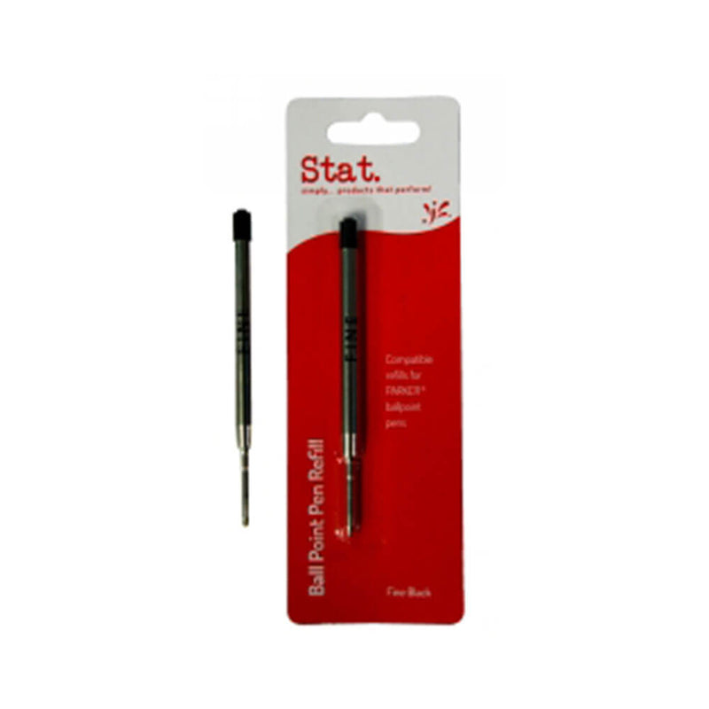 Stat Parker Fine Ballpoint Pen Refill (pakke med 10)