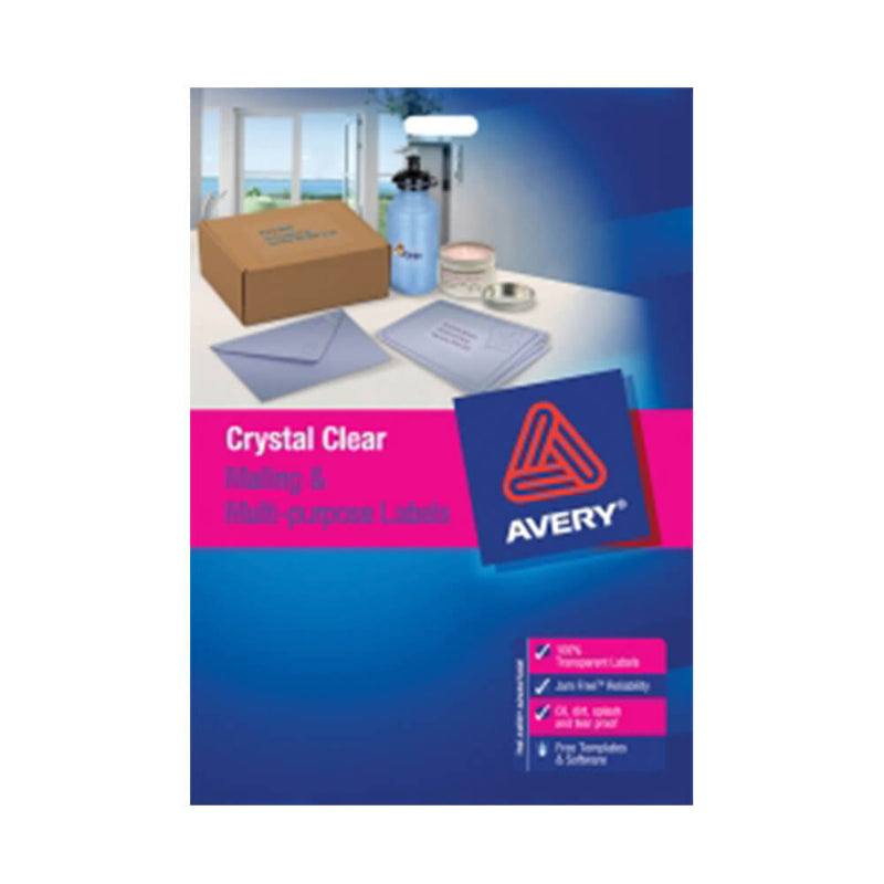 Avery Clear Laser Label (Pack of 25)